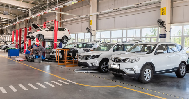 Специализированное СТО по ремонту Geely